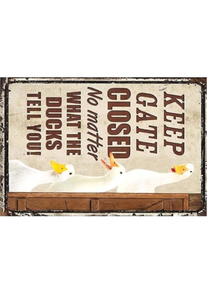 Ördek Metal Burcu Alüminyum Vintage Ördek Duvar Dekor Ev Yatak Odası Bar Restoran Cafe Club 30X20 cm (Yurt Dışından) fiyatları