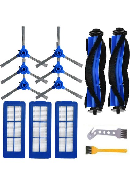 Yedek Parçalar Ana Fırça Yan Fırça Robovac 11S Max 15C Max Elektrikli Süpürgeler Temizleyiciler Aksesuarları Için Hepa Filtre (Yurt Dışından)