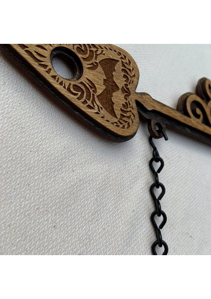 Rustik Yarasa Ouija Ruh Tahtası 2 Taraflı Planchette Braketi - Lazer Kazınmış Ahşap (Yurt Dışından) fırsatları