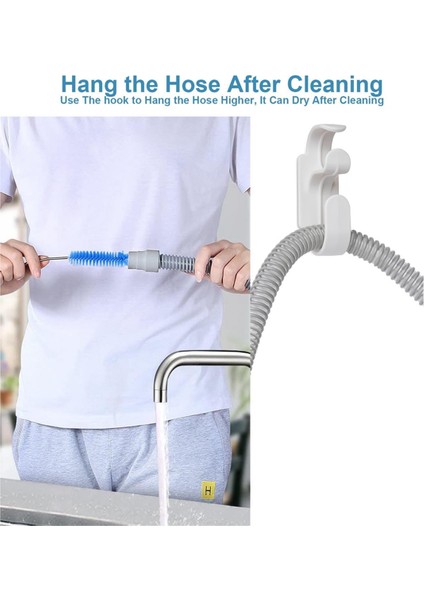 2 Adet Cpap Hortum Tutucu Cpap Tüpü ve Maske Askısı Yatak Duvar Kurutma Duş Cpap Boru Kancası Başlık Komidin (Yurt Dışından)