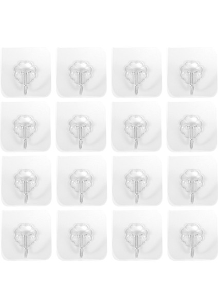 20 Adet Su Geçirmez Kendinden Yapışkanlı Kanca Ağır Hizmet Tipi Duvar Kanca Ev Mutfak Banyo Için Uygun Punch-Ücretsiz Güçlü Kanca (Yurt Dışından)