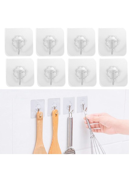 20 Adet Su Geçirmez Kendinden Yapışkanlı Kanca Ağır Hizmet Tipi Duvar Kanca Ev Mutfak Banyo Için Uygun Punch-Ücretsiz Güçlü Kanca (Yurt Dışından) modelleri