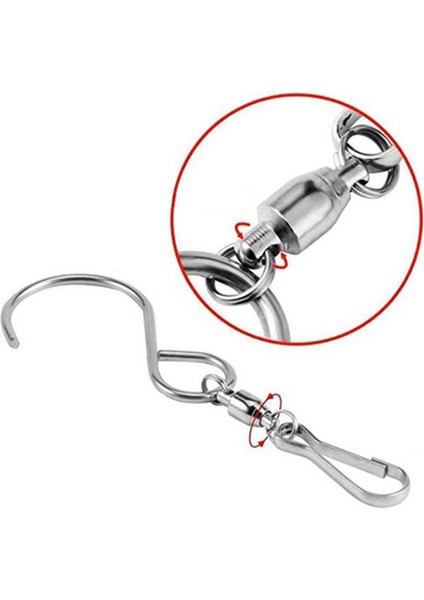 30 Adet Spinner Klip Kanca Paslanmaz Çelik Asılı Rüzgar Spinner Rüzgar Ahenge Kristal Twister Parti Malzemeleri (Yurt Dışından) fırsatları