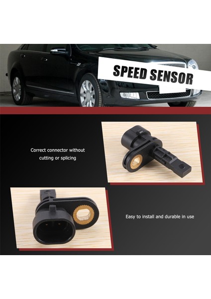 2pin 92211237 Araba Arka Abs Tekerlek Hız Sensörü 5S11266 SU12719 Buick Chevrolet Caprice Pontiac G8 Holden Için (Yurt Dışından)