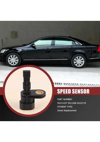 2pin 92211237 Araba Arka Abs Tekerlek Hız Sensörü 5S11266 SU12719 Buick Chevrolet Caprice Pontiac G8 Holden Için (Yurt Dışından)