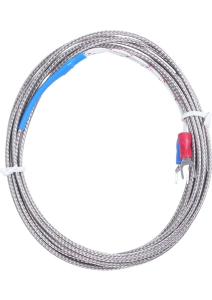 9mm x 5mm Prob Halkası K Tipi Termokupl Sıcaklık Sensörü 2m 6.6ft (Yurt Dışından)