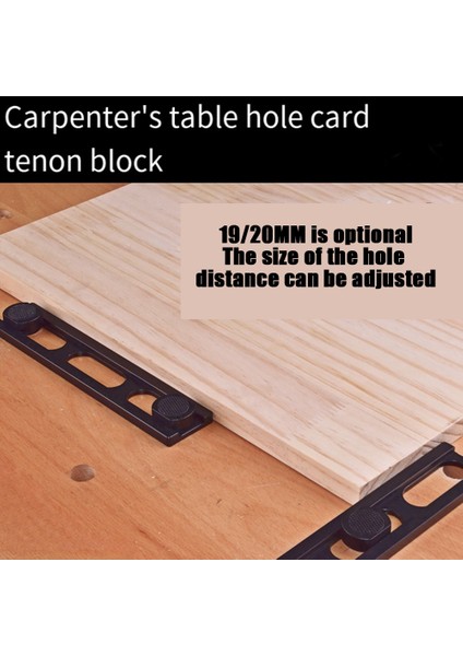Ağaç Işleme Masa Delik Dübel Kendinden Merkezleme Dübel Jig Dübel Matkap Kılavuz Burçlar Seti Ahşap Dübel Jig Kiti Siyah 19MM (Yurt Dışından) fiyatları