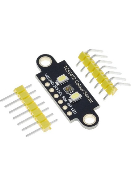 TCS34725 Renk Sensörü TCS3472 Rgb Sensör Tanıma Modülü STM32 Için Rgb Geliştirme Kartı Iıc, Çift Delikli (Yurt Dışından)