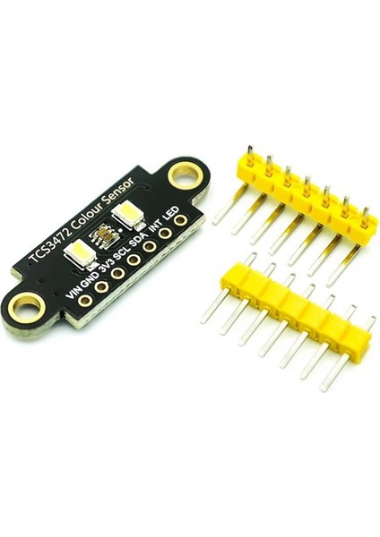 TCS34725 Renk Sensörü TCS3472 Rgb Sensör Tanıma Modülü STM32 Için Rgb Geliştirme Kartı Iıc, Çift Delikli (Yurt Dışından)