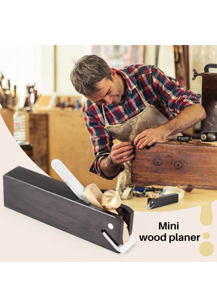 Mini Ahşap El Planya Kolay Kumandalı Ağaç Işleme Aleti Dayanıklı Açı Planya Luthier Aracı Keman Yapımı Marangoz Aracı (Yurt Dışından) fiyatları