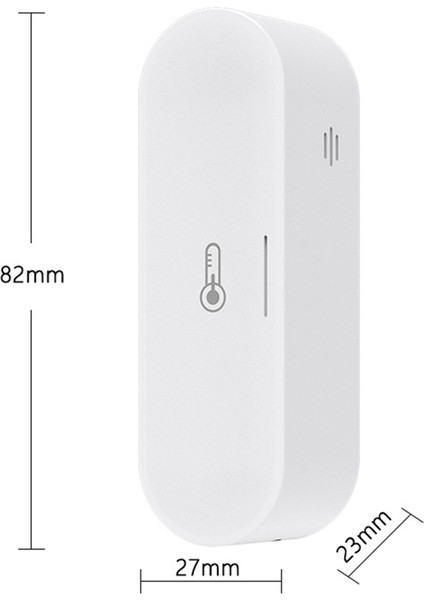 Wifi Higrometre Termometre Sensörü Akıllı Sıcaklık Nem Monitörü, Ev Kiti Sesli Kontrol Desteği ve Tuya App (Yurt Dışından)