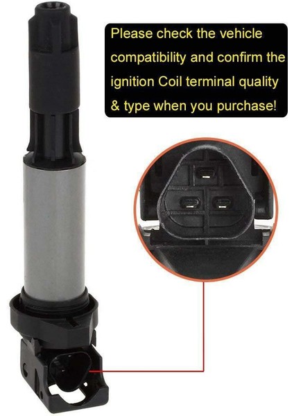 Ateşleme Bobini Bmw E46 E53 E60 E70 E71 E90 323I 325I 535I X3 12131712219 (Yurt Dışından)