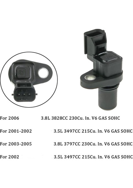 MD355407 Eksantrik Mili Konum Sensörü Mitsubishi Pajero Montero Io Pinin Lancer L200 Galant Aspire Bravo Dion Mirage (Yurt Dışından)