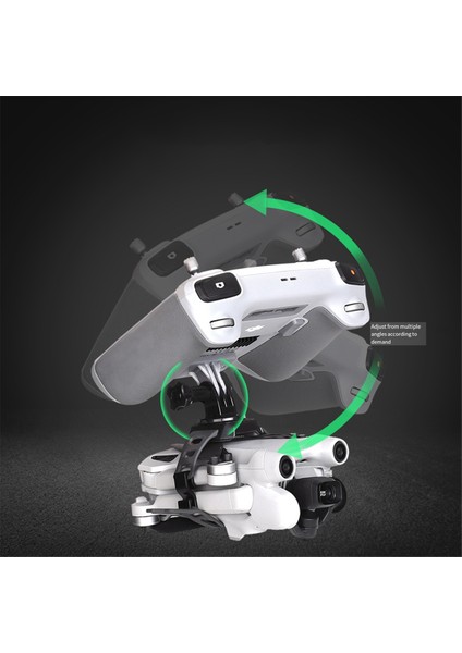 Kordon ile Mini 3 Pro Uzaktan Kumanda Için El Gimbal Sabitleyici Zemin Standı Tripod Kolu (Yurt Dışından)