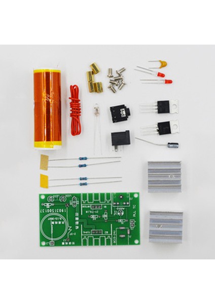 Takım Mini Tesla Bobini Kiti 15W Mini Müzik Tesla Bobini Plazma Hoparlör Tesla Kablosuz Iletim Dc 15-24V Dıy Kitleri (Yurt Dışından) modelleri