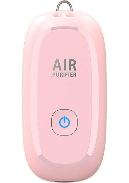 Moda Kişisel Giyilebilir Mini Taşınabilir 1000 Mah 150 Milyon Negatif Iyon Araba Asılı Boyun Hava Temizleme Cihazı Pembe (Yurt Dışından)