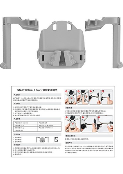 Mini 3 Pro Için Bölünmüş Yükseklik Iniş Takımı Uygun Damla Yastık Eğitim Çerçevesi Kickstand Aksesuarları (Yurt Dışından) indirimleri