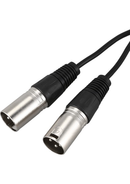 Yeni 3 Pinli Xlr Dişi Jakı - Çift 2 Erkek Fiş Y Splıtter Kablo Adaptörü 1 Ft Kablo (Yurt Dışından)