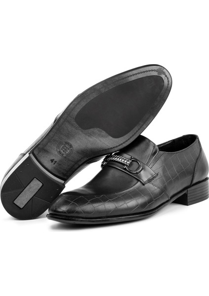 Lunta Deri Erkek Klasik Ayakkabı, Loafer Klasik Ayakkabı, Makosen Ayakkabı