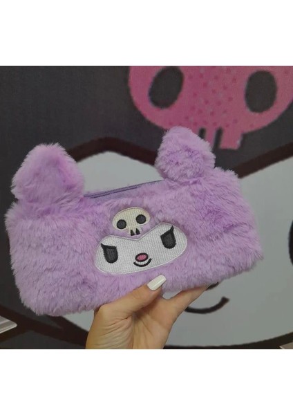 Sanrio Kuromi Mor Kalemlik Peluş