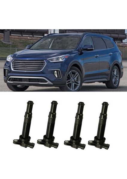 27301-3E100 Ateşleme Bobini Yüksek Gerilim Kiti Hyundai 2007-2009 Santa Fe Sonata Optima 2.7l V6 (Yurt Dışından) modelleri