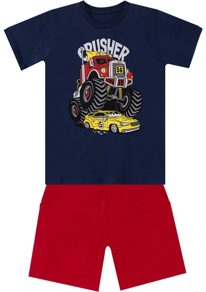 Crusher Erkek Çocuk T-Shirt Şort Takım