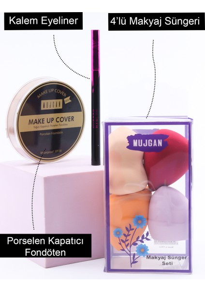 Mujgan Çiçek Makyaj Seti 37 Parça Buğday Ten fırsatları