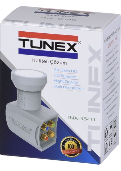 4K Ultra Hd Ku-Band Dörtlü Lnb TNX-3540 fırsatları