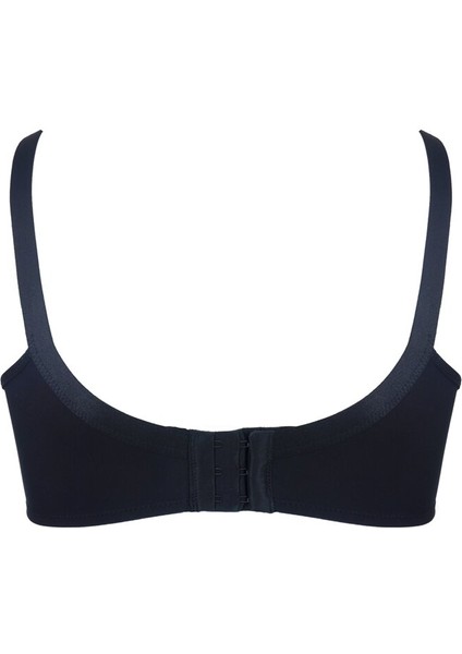 3983 Süngersiz Düz Kumaşlı Toparlayıcı Sütyen - Siyah fiyatları