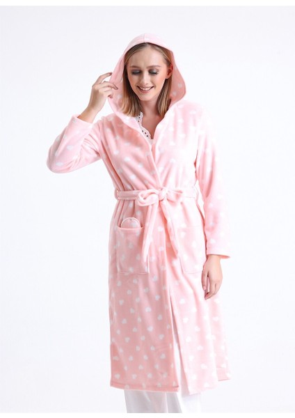 Pembe Kadın Sabahlık 32456