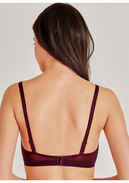 Bordo Balensiz Sütyen 4636