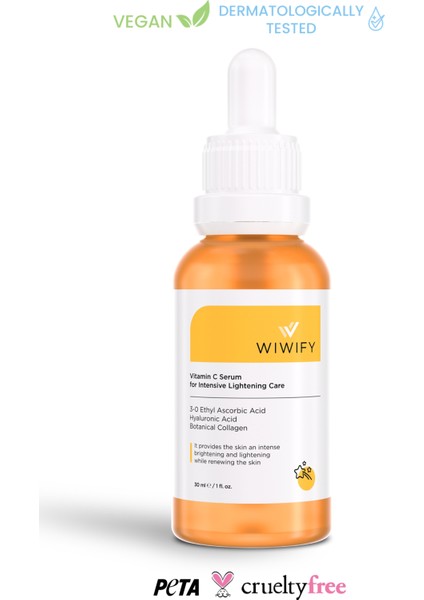 C Vitamini Aydınlatıcı Botanikal Kolajen Serum 30 Ml