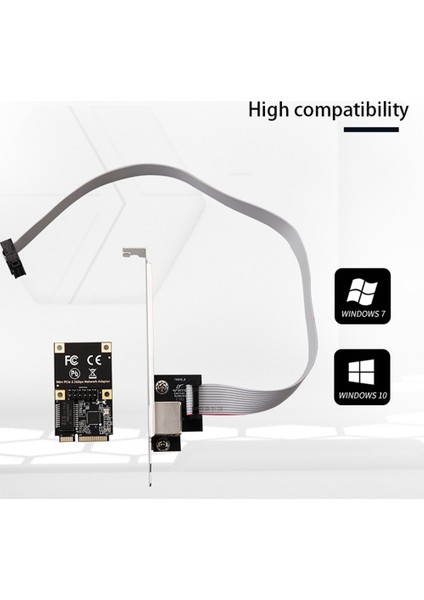 Masaüstü Bilgisayar Ethernet Ağ Adaptörü 2.5g Gigabit Mini Pcıe Ağ Kartı RJ45 Sunucu Oyunu Rj-45 Lan Adaptörü (Yurt Dışından)