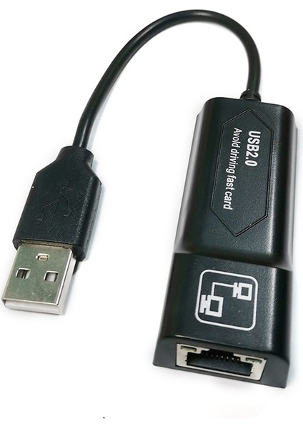 USB 2.0 RJ45 10/100 Mbps USB Ethernet Adaptörü Ağ Kartı Lan USB Ağ Adaptörü Lan RJ45 Kartı Pc Laptop Için (Yurt Dışından)