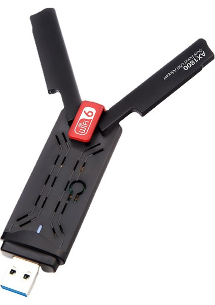 1800MBPS Wifi 6 USB 3.0 Adaptörü 2.4g 5.8g Wifi6 Dongle Ağ Kartı Desteği Win 7 10 11 Pc (Yurt Dışından)