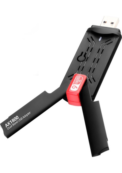 1800MBPS Wifi 6 USB 3.0 Adaptörü 2.4g 5.8g Wifi6 Dongle Ağ Kartı Desteği Win 7 10 11 Pc (Yurt Dışından)