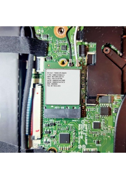 AX210NGW Wifi Kartı + 2xantenna Wıfı 6e Bluetooth 5.2 2.4ghz 5ghz 3000MBPS M.2 Kablosuz Adaptör 802.11AX Ağ Kartı (Yurt Dışından)