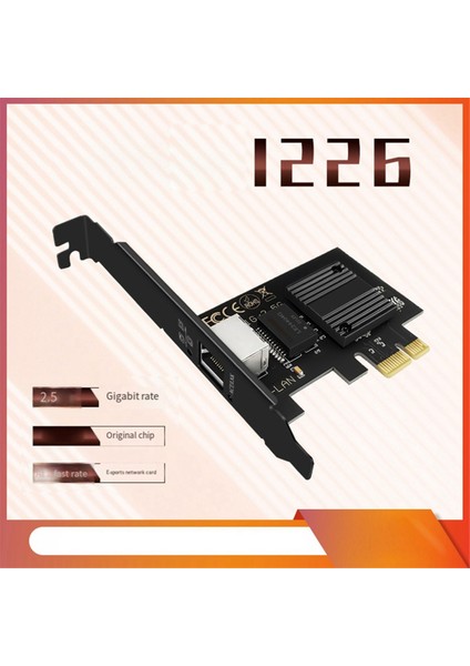 Tek Bağlantı Noktalı I226V Stand-Up Kablolu Ağ Kartı Masaüstü Ethernet Kartı (Yurt Dışından)