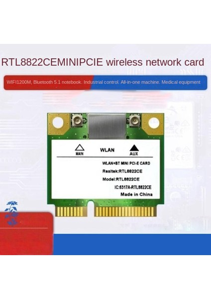 1200 M Wifi Kablosuz Lan Çift Bant 2.4g 5.8 Ghz Bluetooth 5.1 Gigabit Kablosuz Lan Adaptörü Win7 Win8 WIN10 Linux Için (Yurt Dışından)