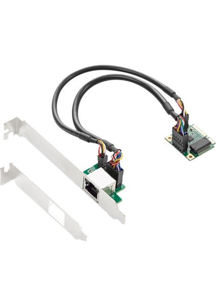 Mini Pcıe Gigabit 1000M Kablolu Ağ Kartı Ethernet Tek Ağ Tek Ağızlı RJ45 Ücretsiz RTL8111H Çip (Yurt Dışından)