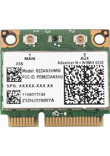6250AN 622ANXHMW Wifi Kartı 300MBPS 2.4g ve 5g Wifi Adaptörü / Advanced-N 6250 (Yurt Dışından)