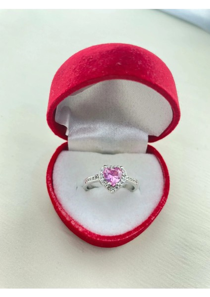 Kalp Yüzük Ayarlanabilir Ciddi Ilişki Yüzüğü