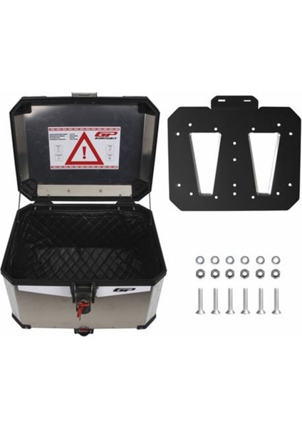 Kompozit Universal 57 Litre Aliminyum Çanta Gri fiyatları