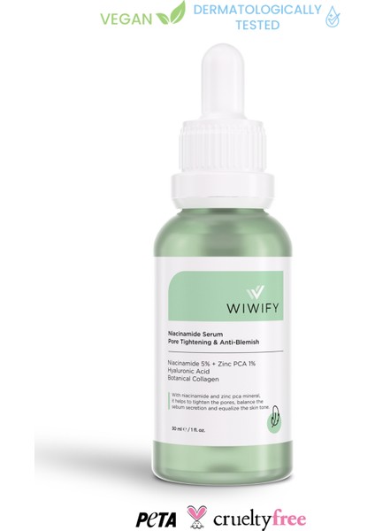 WIWIFY Yağlı Ve Geniş Gözenekli Ciltler İçin Güneş Kremi + Niacinamide