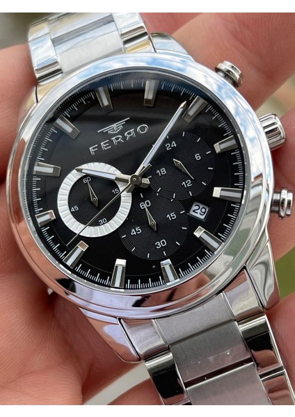 Çelik Kordon Iç Fonksiyonları Aktif Chronograph 30 mt Su Geçirmez Erkek Kol Saat EFM31370-A2