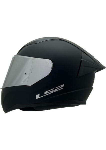 Rapıd 2 Mat Siyah Kask Gri Cam+Spoiler