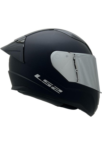 Rapıd 2 Mat Siyah Kask Gri Cam+Spoiler