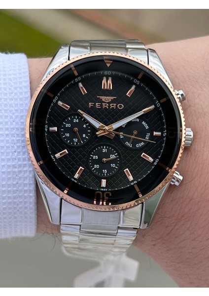 Çelik Kordon Iç Fonksiyonları Aktif Chronograph 30 mt Su Geçirmez Erkek Kol Saat EFM11920-A2 fiyatları