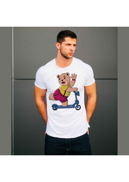 Scooter Bear T-Shirt XL