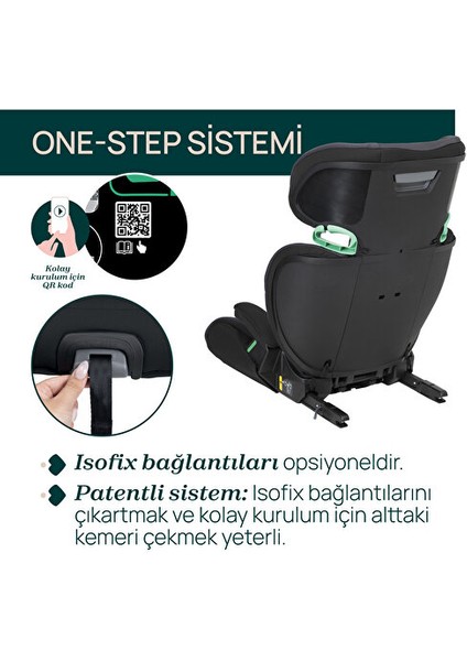 Quızy I-Sıze Oto Koltuğu Black